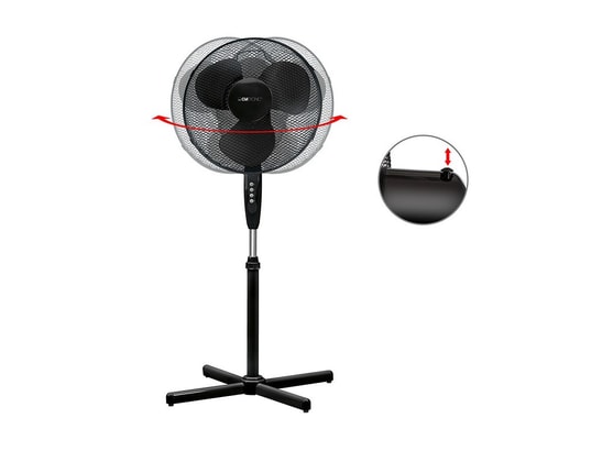 CLATRONIC - Ventilateur sur pied 40cm vl 3603s noir
