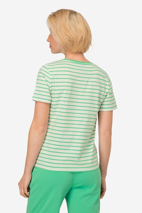 T-Shirt, Möven Print, Rundhals, Halbarm, OEKO-TEX Made in Green