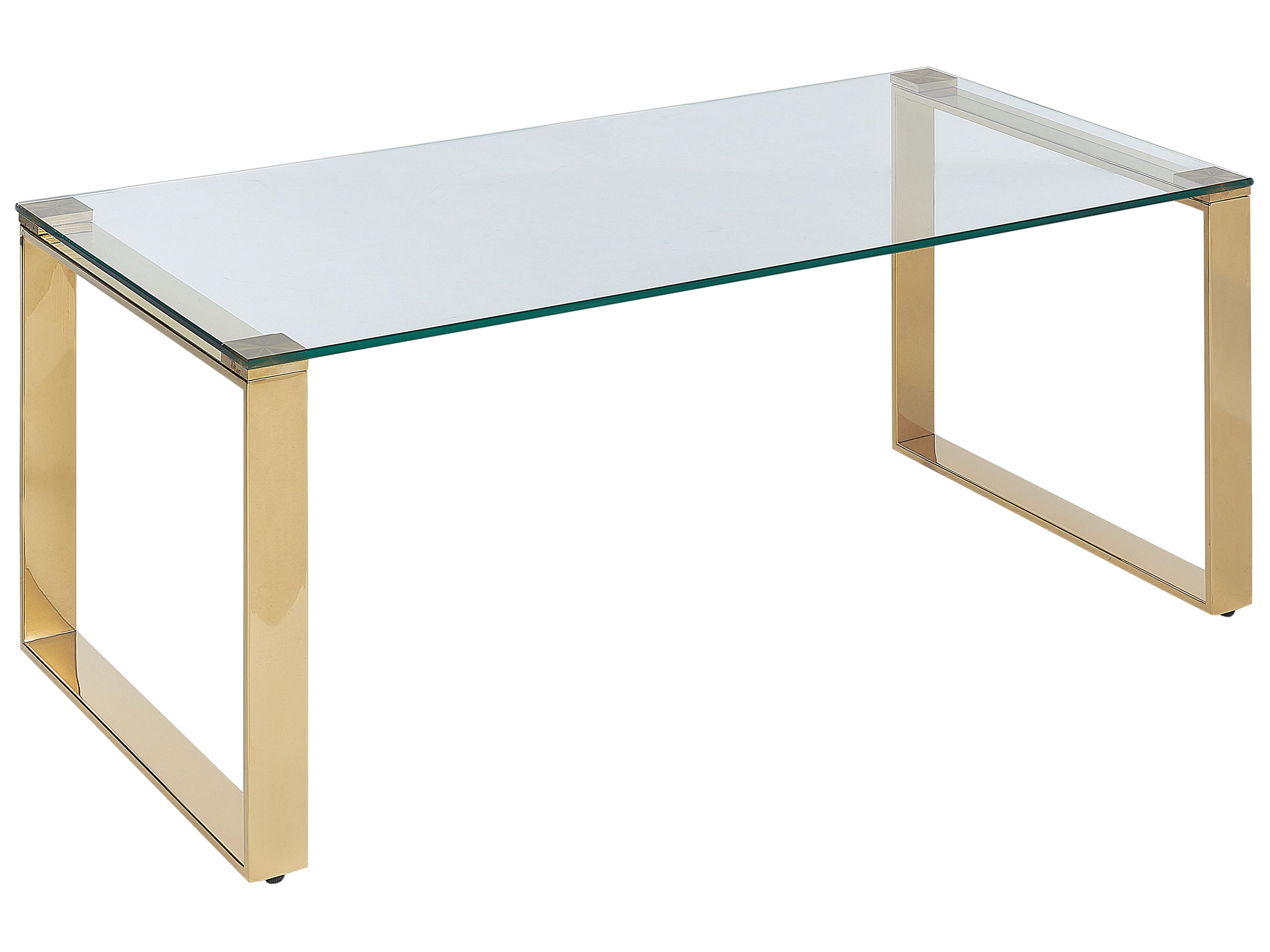 Salontafel TILON Veiligheidsglas Goud