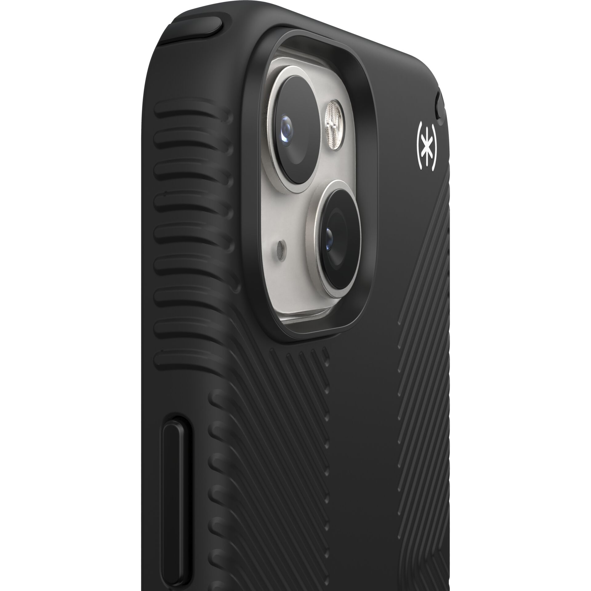 iPhone 14 MagSafe Antibakterielle Hardcase Hülle Presidio 2 Grip Case (150059-D143) - Schwarz