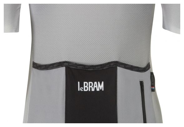 Maillot Manches Courtes Femme LeBram Eze Gris Rose