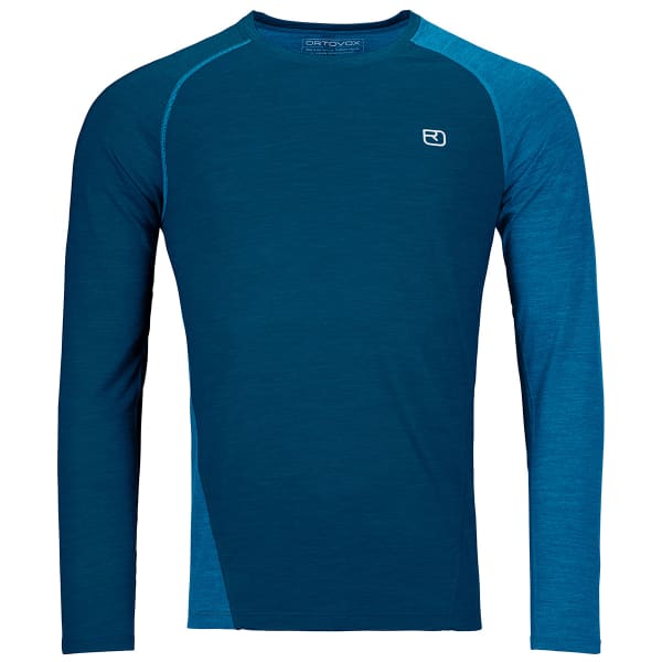 T-shirt randonnée ORTOVOX 120 COOL TEC FAST UPWARD LS M PETROL BLUE BLEND