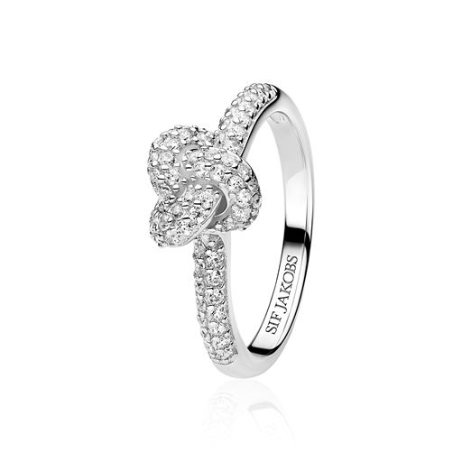 Sif Jakobs Jewellery Imperia Piccolo Ring, Silver, 56