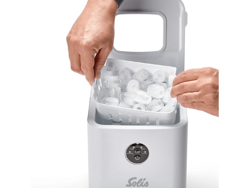 Solis Eiswürfelmaschine Ice Cube Express 12 kg/24h, Weiss Eiswürfelbereiter
