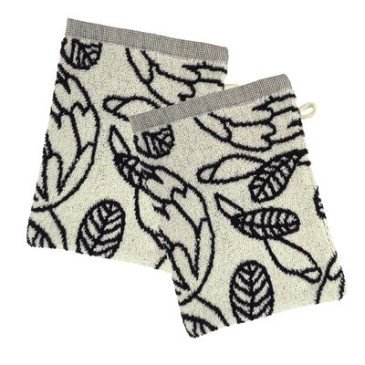 Linge de toilette feuillage chic - BECQUET CRÉATION – 500 g/m²
