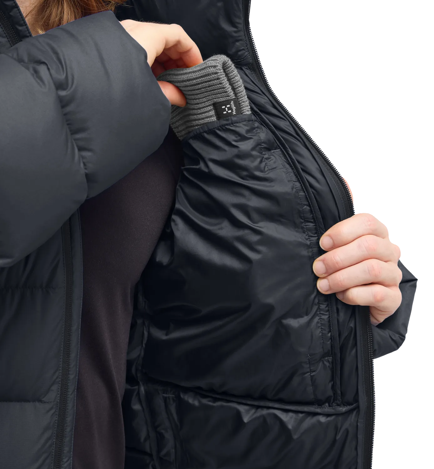 Haglöfs Men's Rosson Down Hood True Black