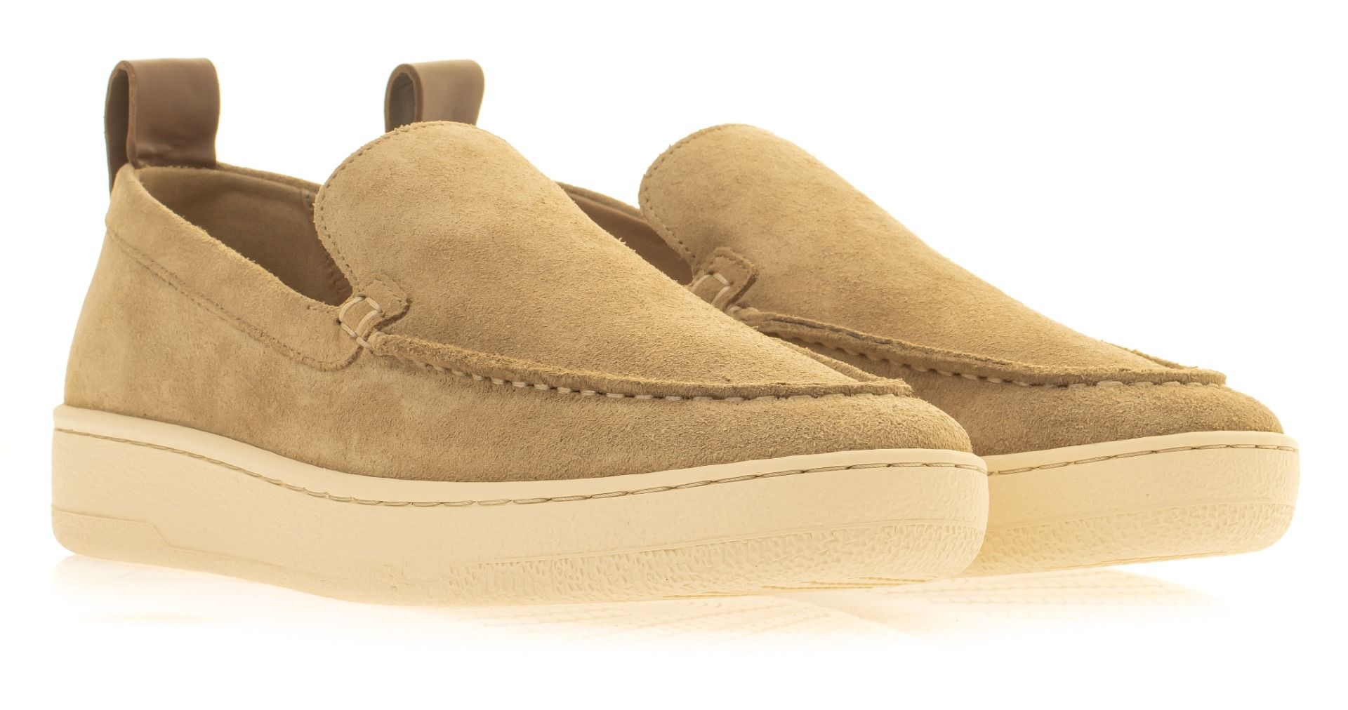 Lanvin Cruiser Suede Moccasins