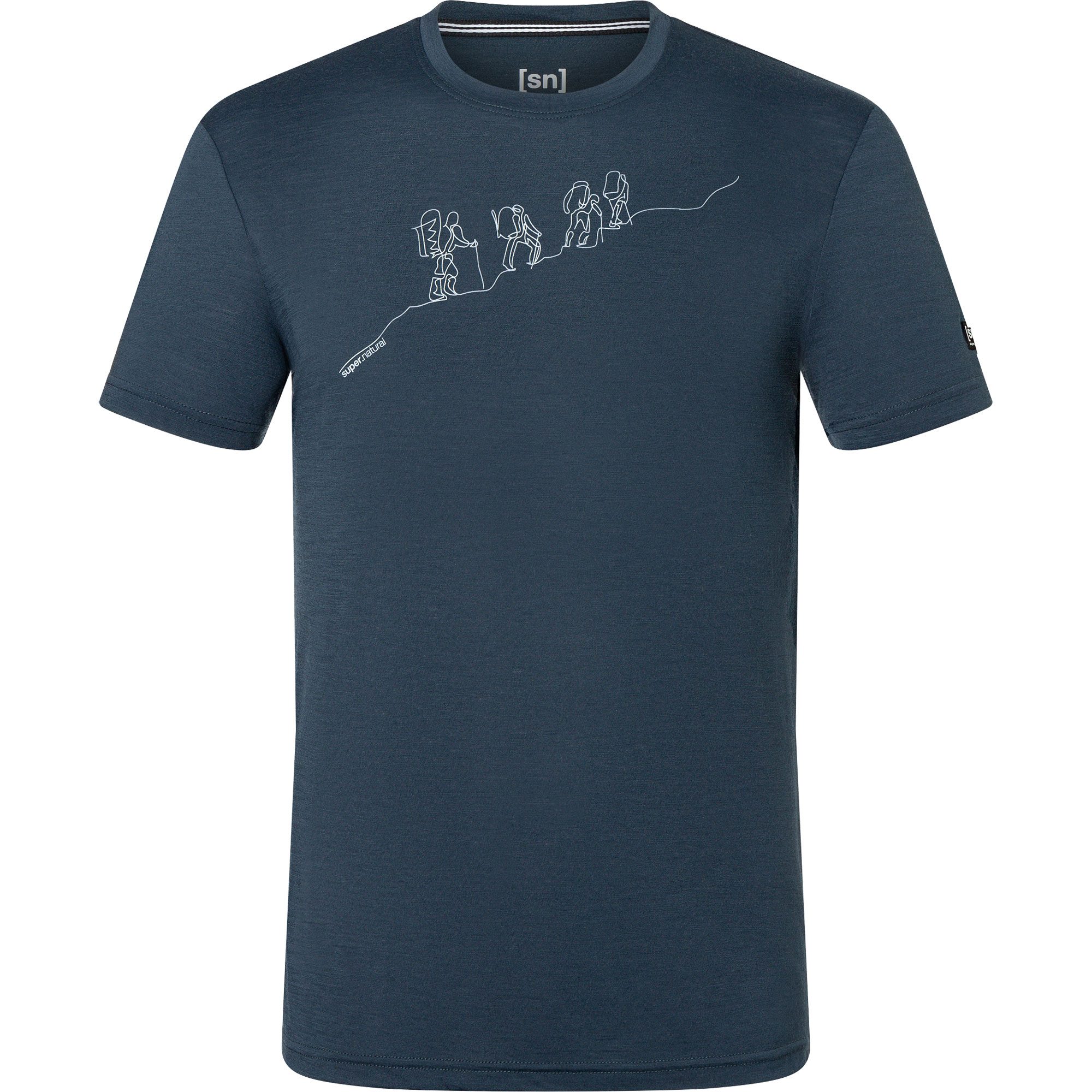 super.natural Hiking T-Shirt Herren blueberry