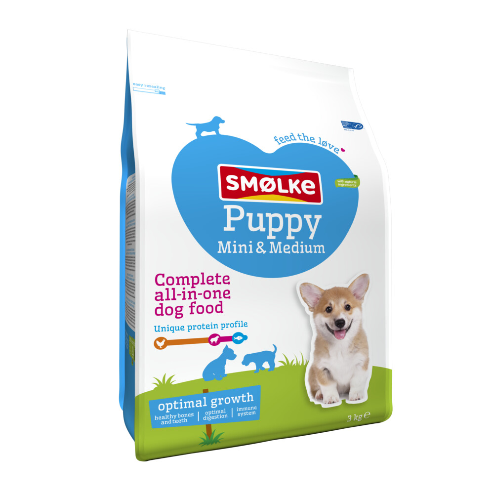 Smolke Hondenvoer Puppy Mini - Medium3 kg