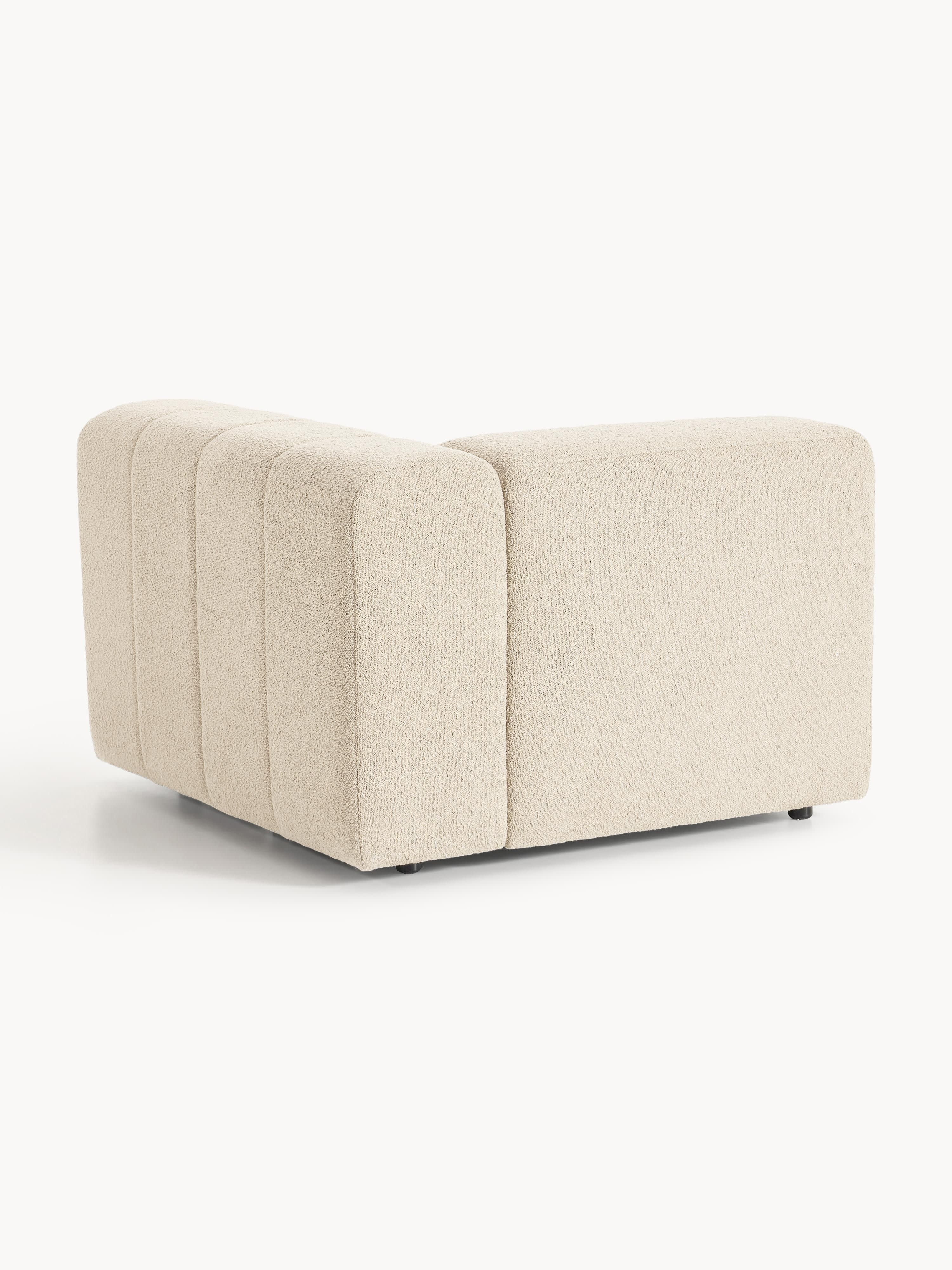Bouclé hoekmodule Lena