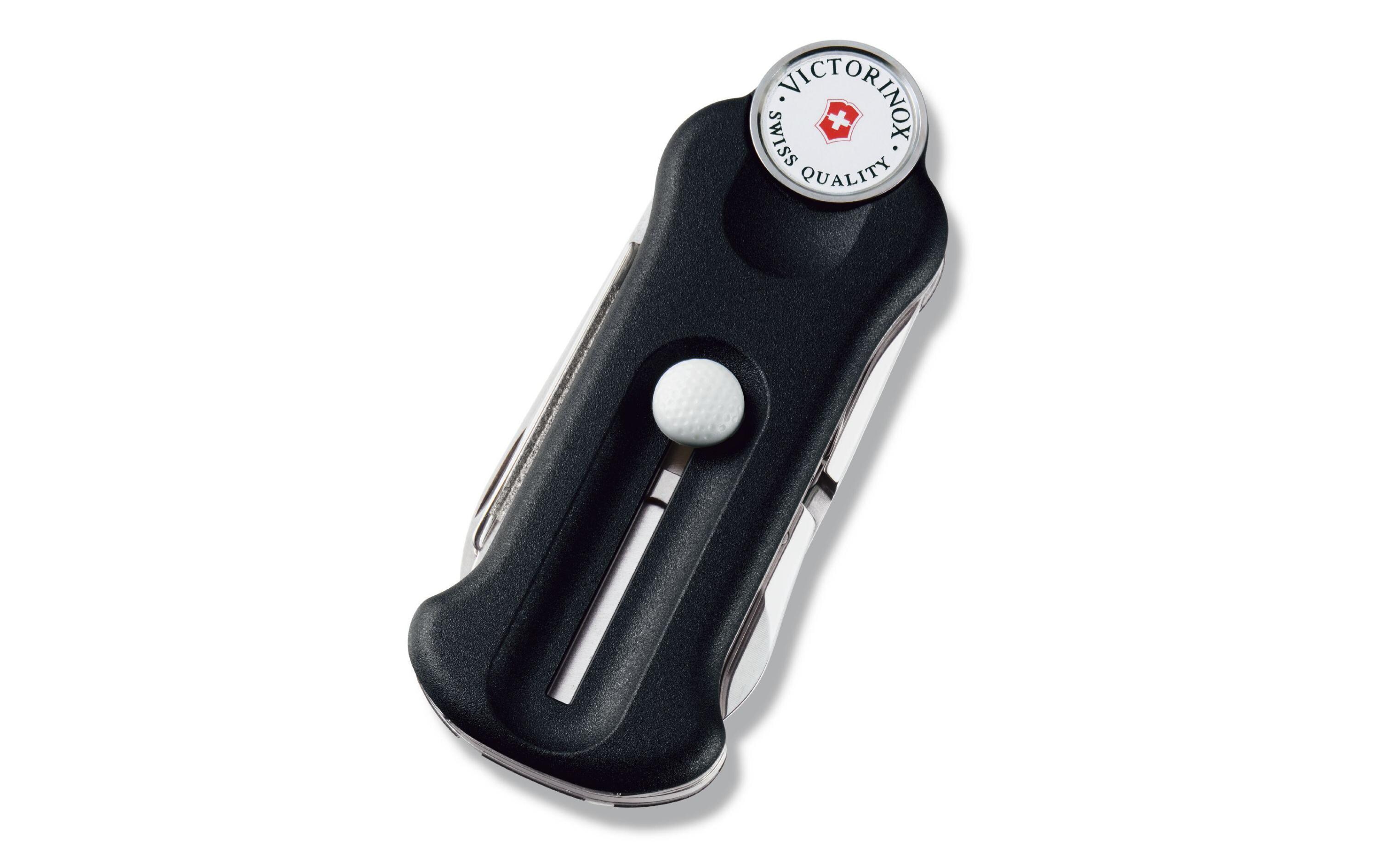 Golf Tool, SchwarzTaschenmesser mit Spezialwerkzeugen für Golfer