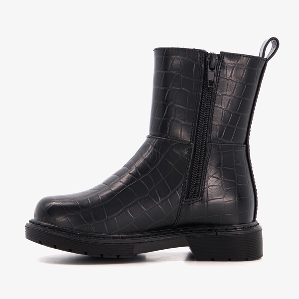 Blue Box meisjes chelsea boots met croco print