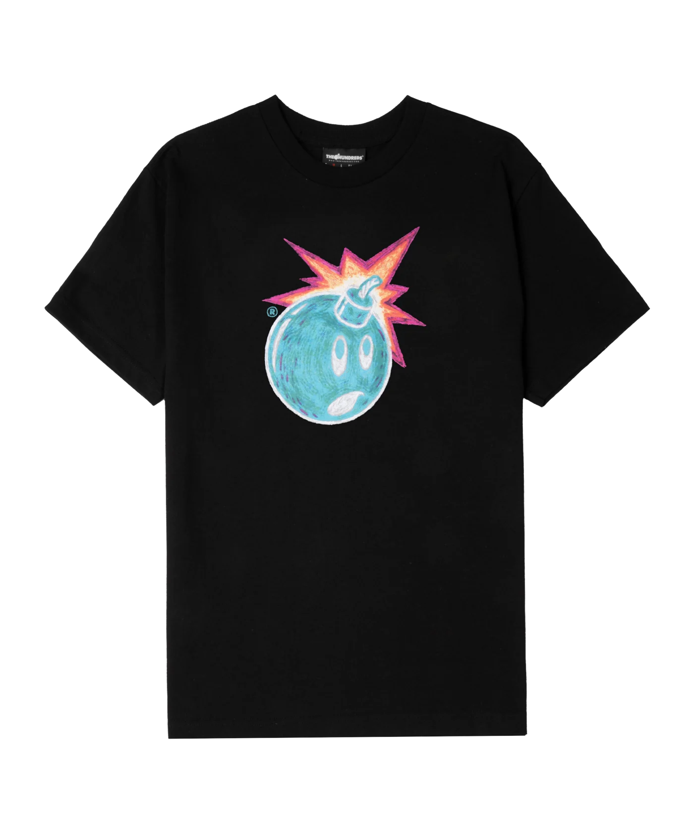 The Hundreds Claude Adam T-Shirt Schwarz