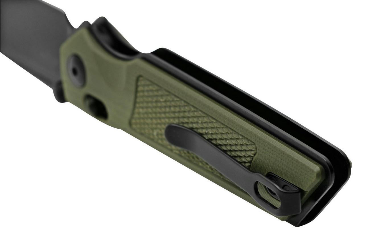 Real Steel Sacra TAC 7712G, K110 Plain Green G10, zakmes