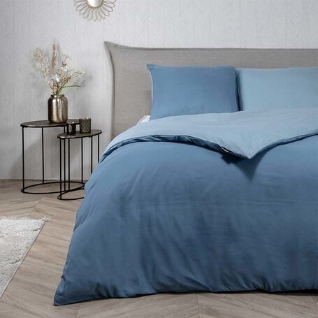 Dekbedovertrek Hotel Two Tone - Blauw