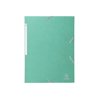 Exacompta Teksto - Chemise à 3 rabats - A4 - pour 300 feuilles - disponible dans différentes couleurs