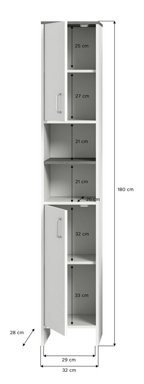 MID.YOU Hochschrank LOS ANGELES