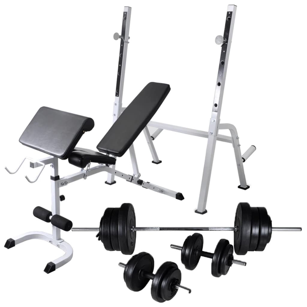 Banco de musculação Vidaxl 60,5 kg