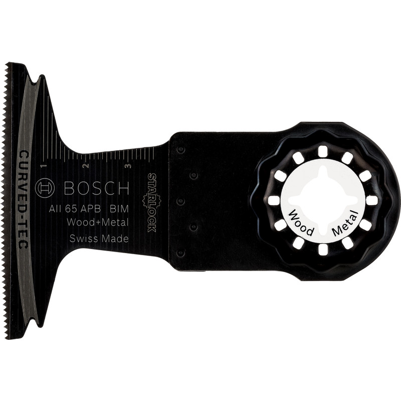 Bosch Starlock hout & metaal invalzaagblad BIM 65x40mm