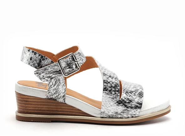 Mamzelle nu pieds talons femme noala argent