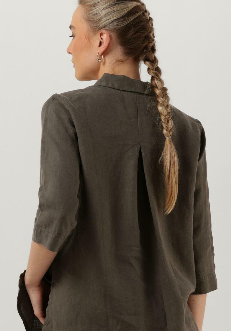 KNIT-TED grijze knit-ted blouse nathalie