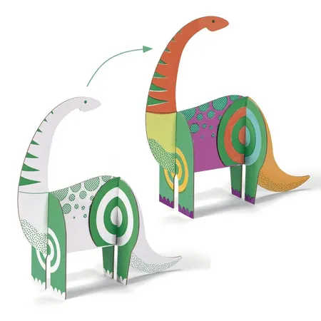 Djeco Malen und Stecken: Dinosaurier