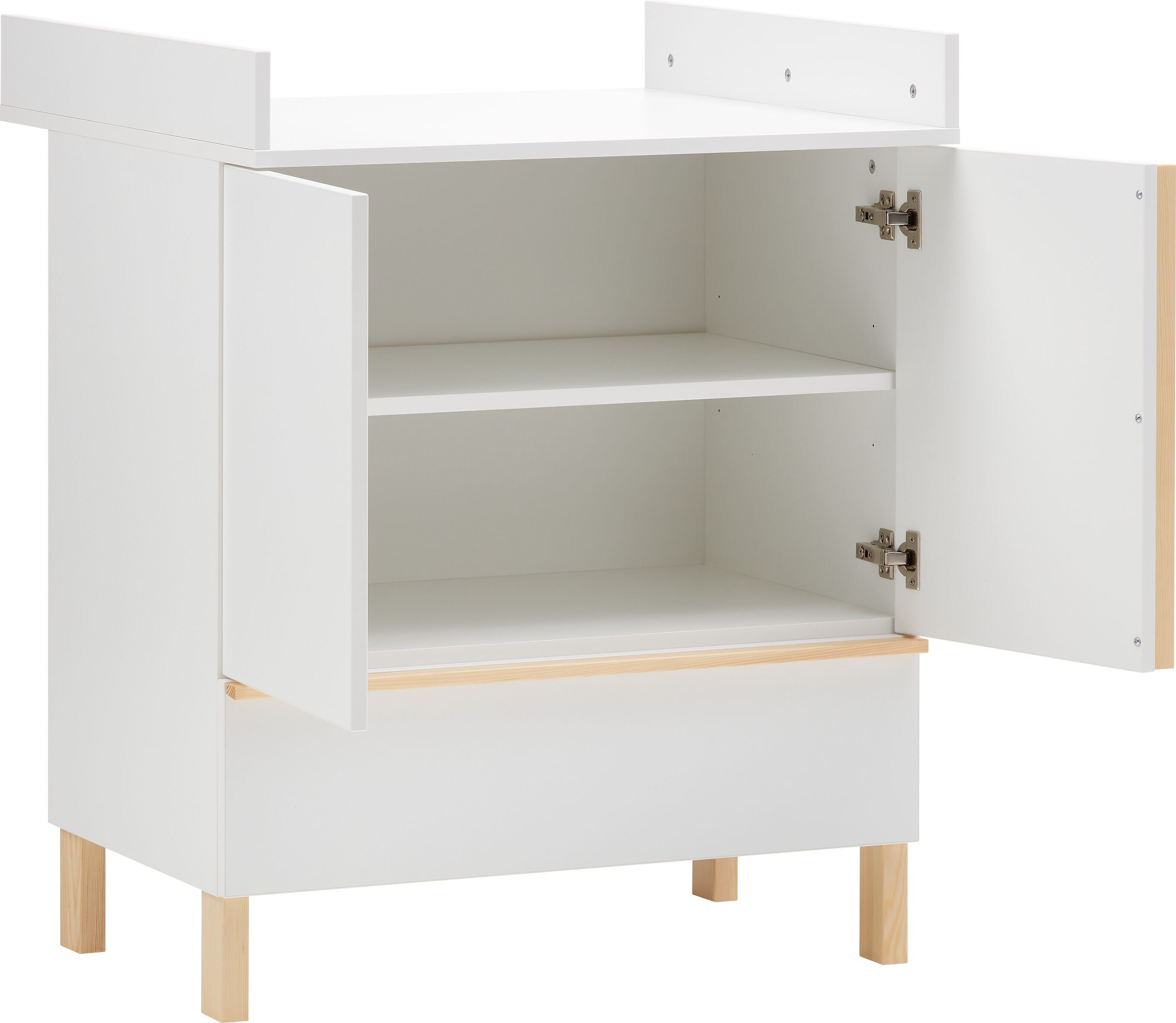 MIO Wickelkommode - Weiss / B: 80.0 cm x T: 52.0 cm x H: 90.0 cm