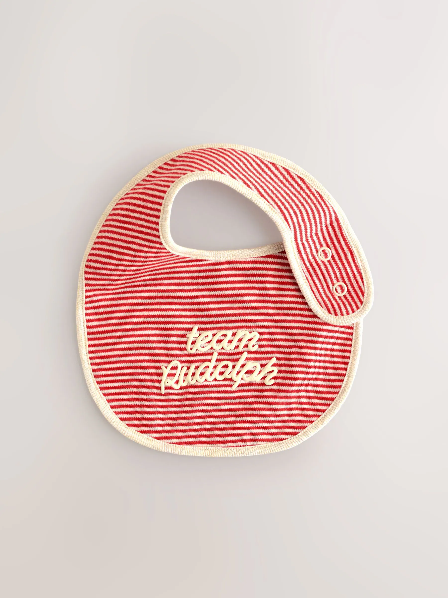 Rood - Verpakking met 3 babyslabbetjes