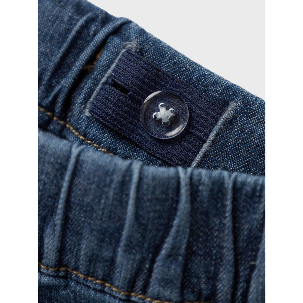 Køb Name It Dark Blue Denim Ben Jogger Denim Knickers