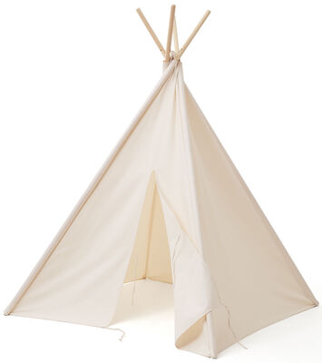 Kids Concept Tipi-Telt, Naturhvit