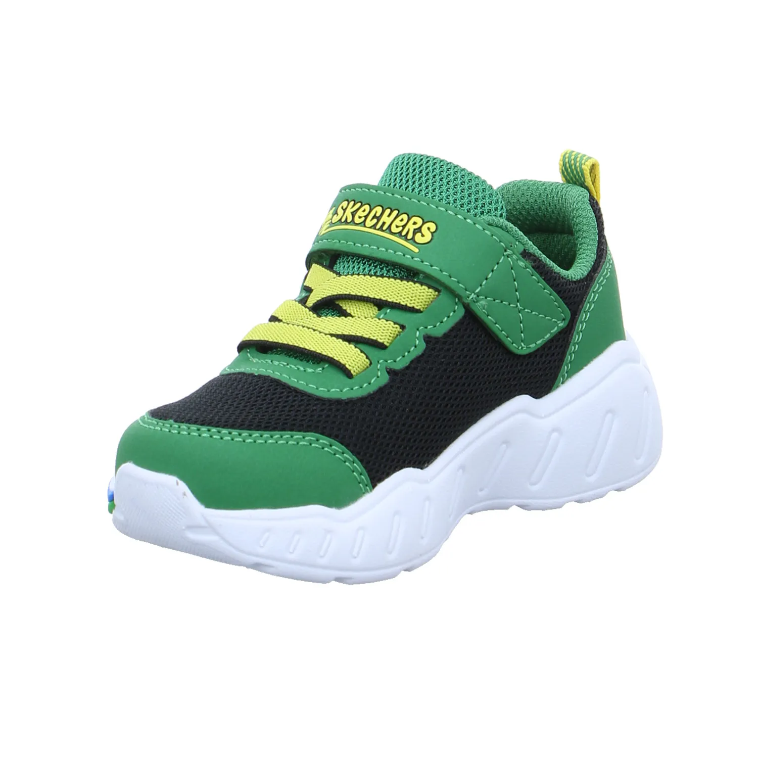 SKECHERS Baby-Sport-Bottine Grün Textil  Sneaker