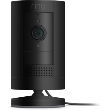 Ring Stick Up Camera Plug-in Zwart