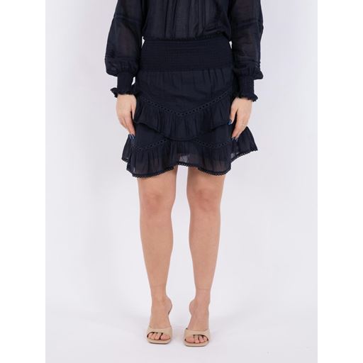 Neo Noir Ricki S Voile Nederdel, Navy, 42