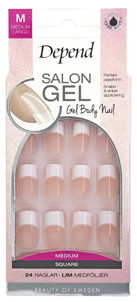 Depend Salon Gel Rosa Medium Square