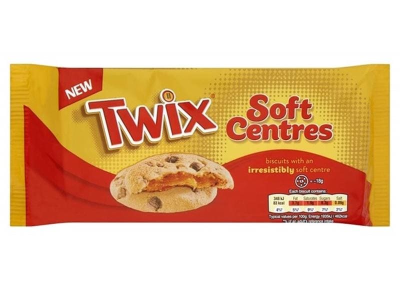 Mars UK Guetzli Twix Biscuits 144 g Knusprige Biscuits mit Karamellkern und Milchschokoladenstückchen