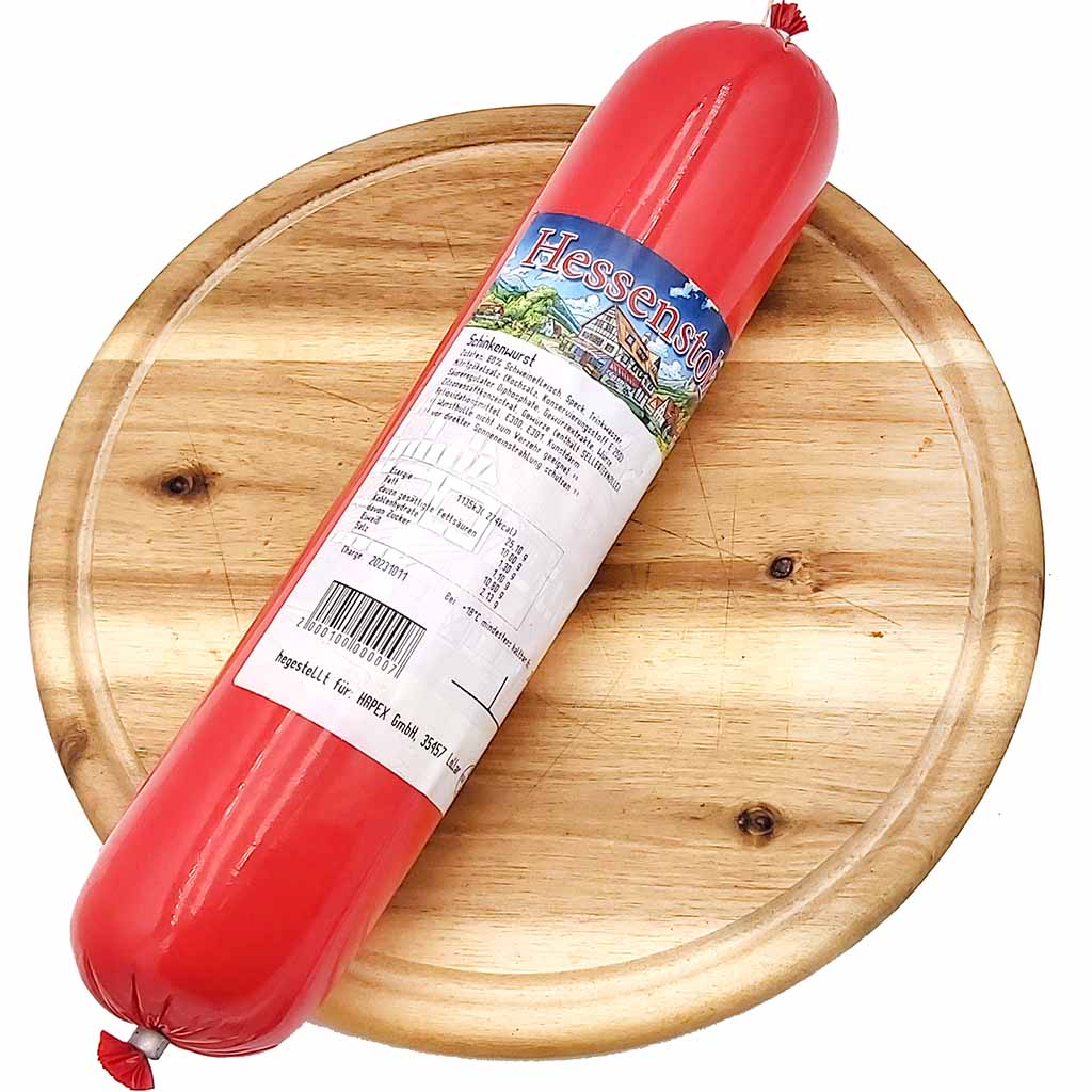 Hessenstolz Schinkenwurst 650g MHD:10.1.25