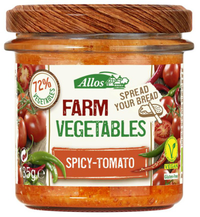 Allos Farm vegetables pittige tomaat bio (135 gr)