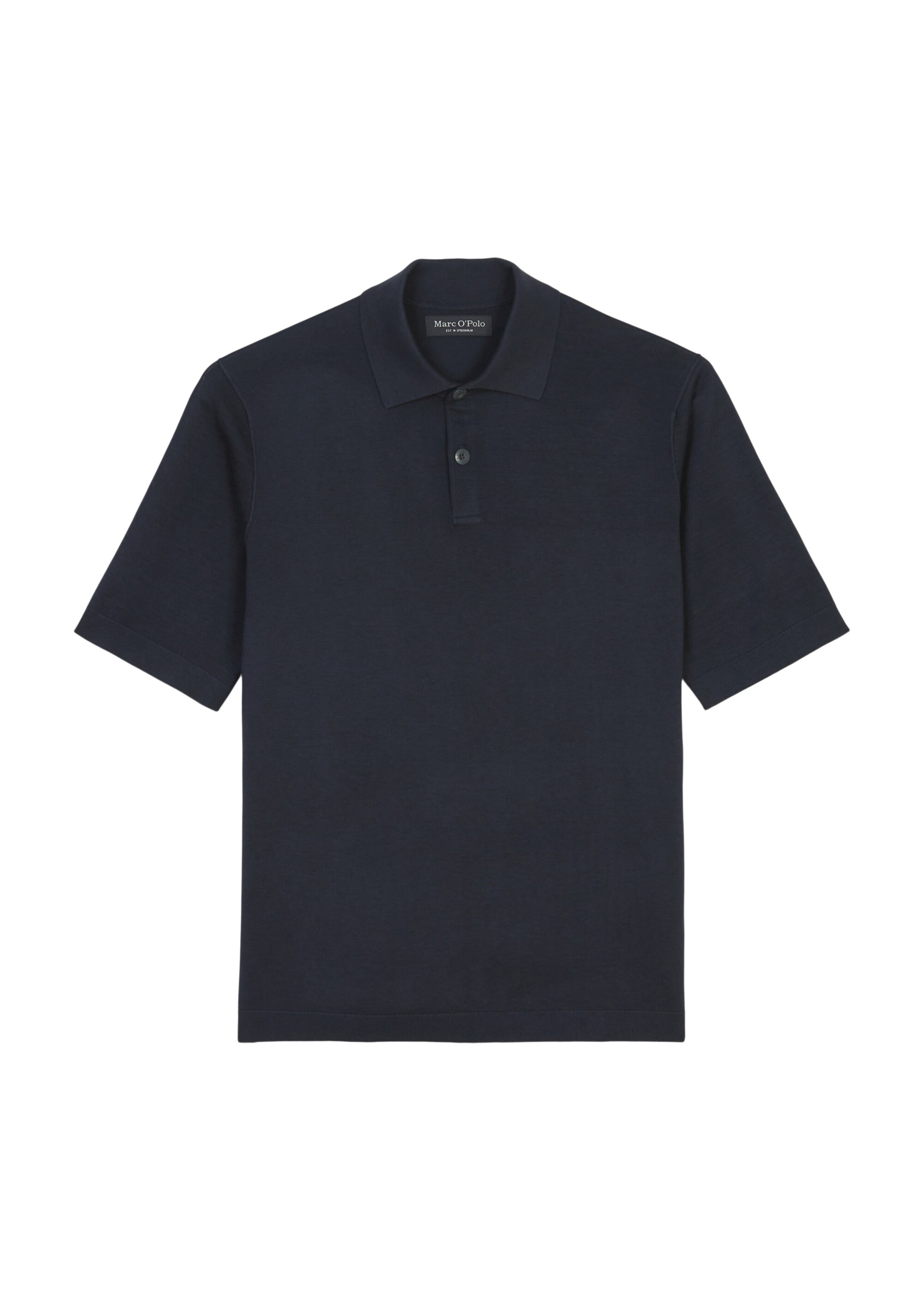 Strick-Poloshirt regular in Strick-Optik