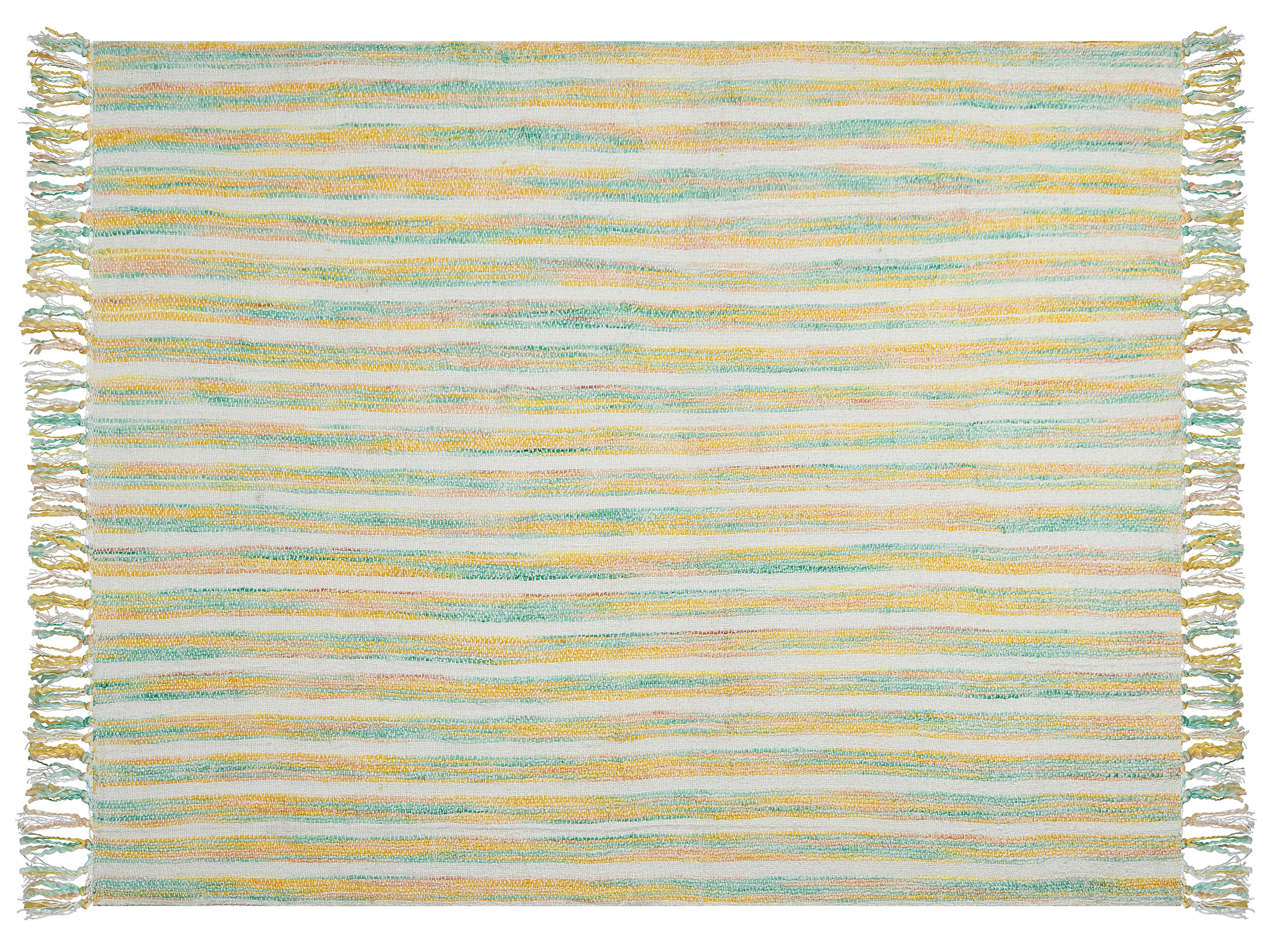 Plaid NUWAR Stof 130 x 170 cm Geel