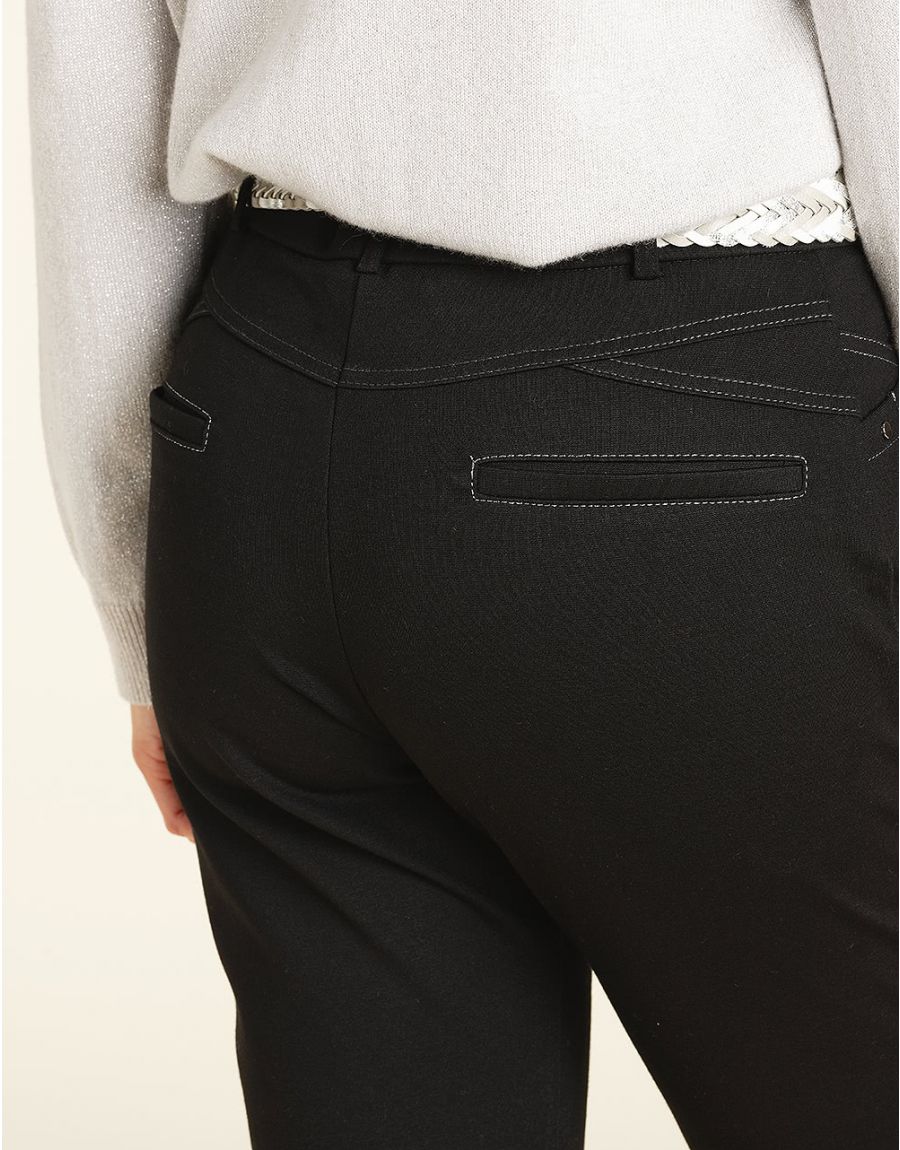 Pantalon milano noir 7/8e