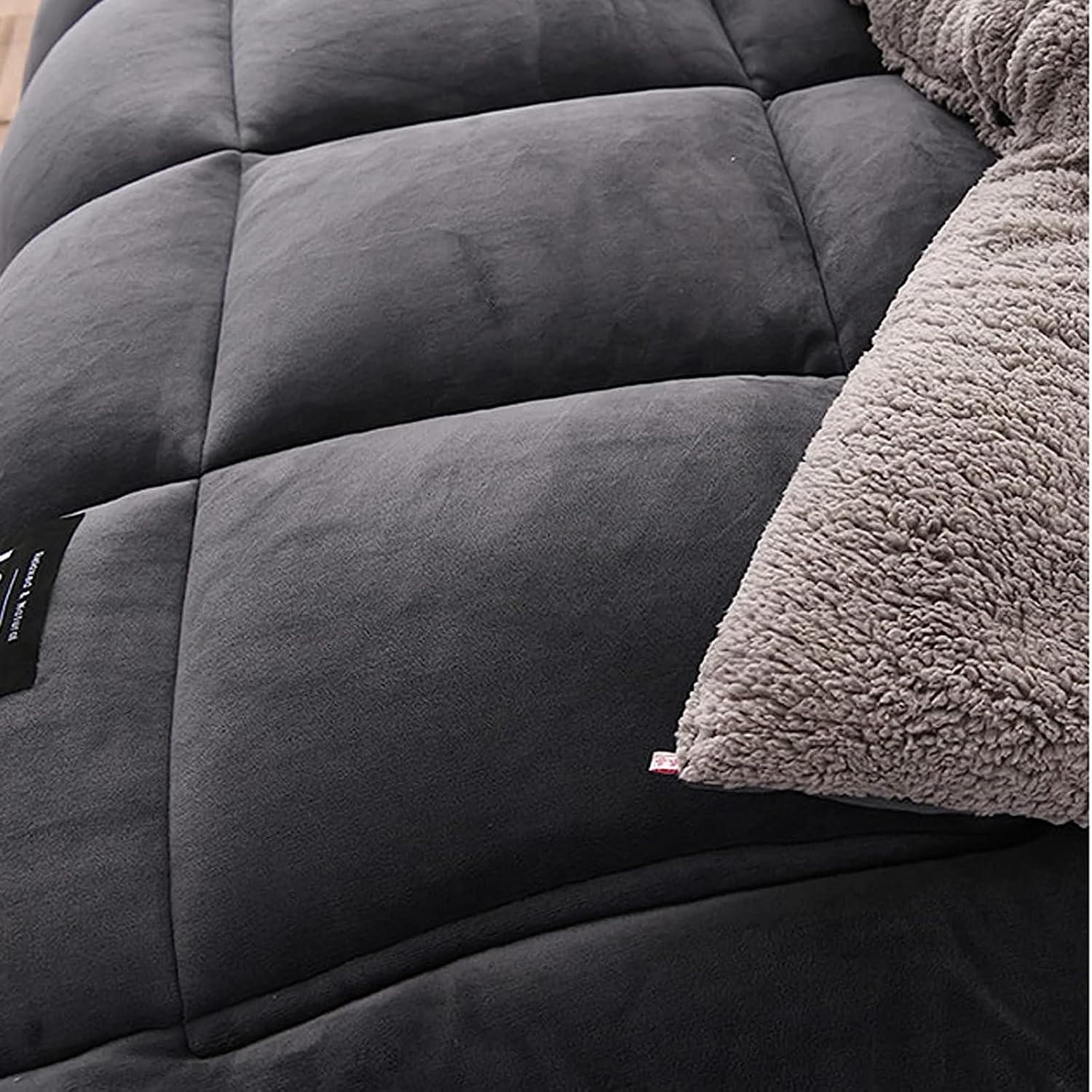 Bettdecke,Winter Steppdecke Dicker Lamm-Kaschmir,Flauschige Steppdecken Für Allergiker Duvet, Verdicken Sie Lamm Kaschmir Decke Weiche Warme Bettdecke,200x230cm(3kg)