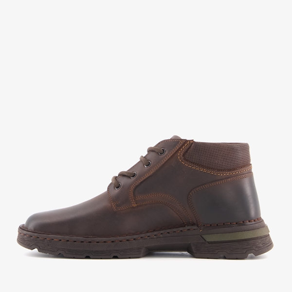 Hush Puppies leren heren veterboots donkerbruin
