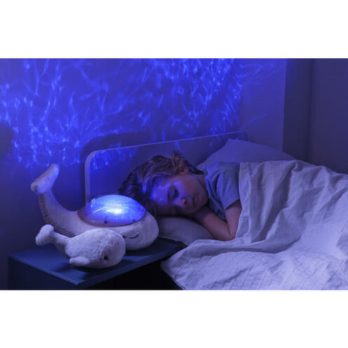 Peluche veilleuse Tranquil Whale™ Family Blanc - CLOUD B