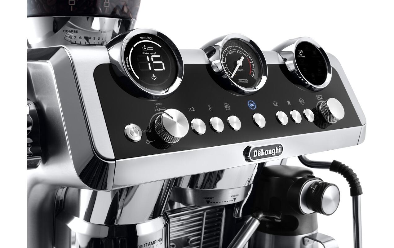 Siebträgermaschine La Specialista Maestro EC9865.M Silber<br>Espressomaschine mit Siebträger und integriertem Mahlwerk