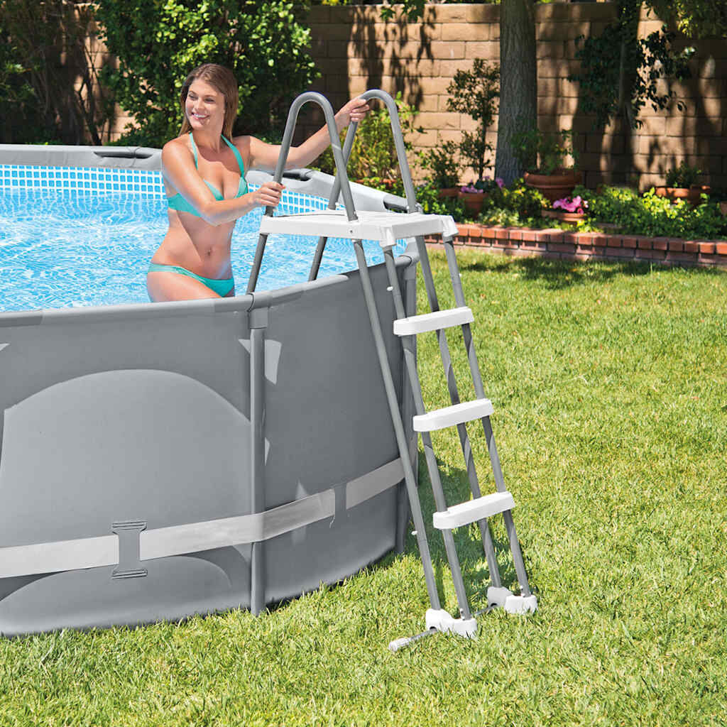 Intex 4-traps zwembadladder, 122 cm