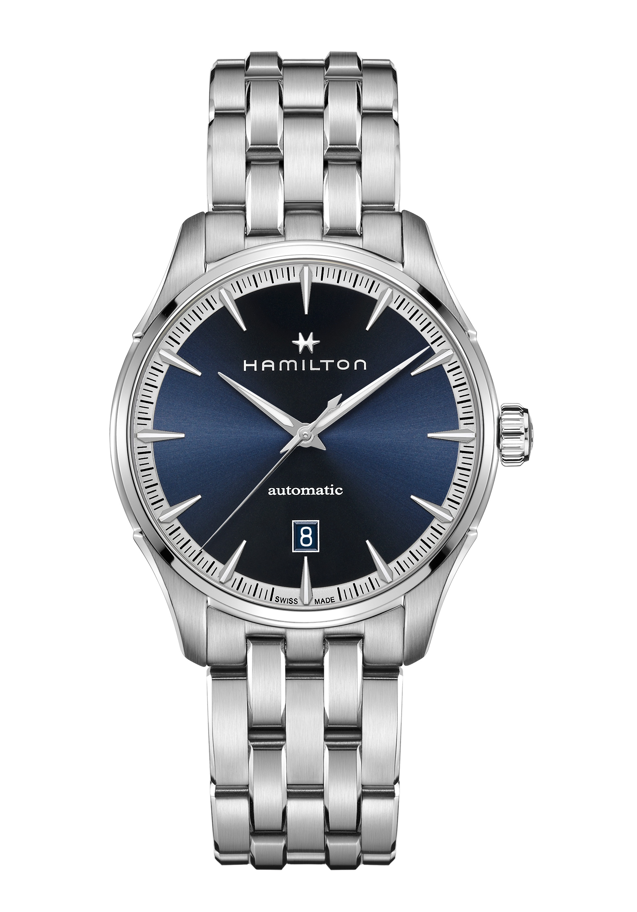 Hamilton Jazzmaster Automatik Herrenuhr Blau H32475140