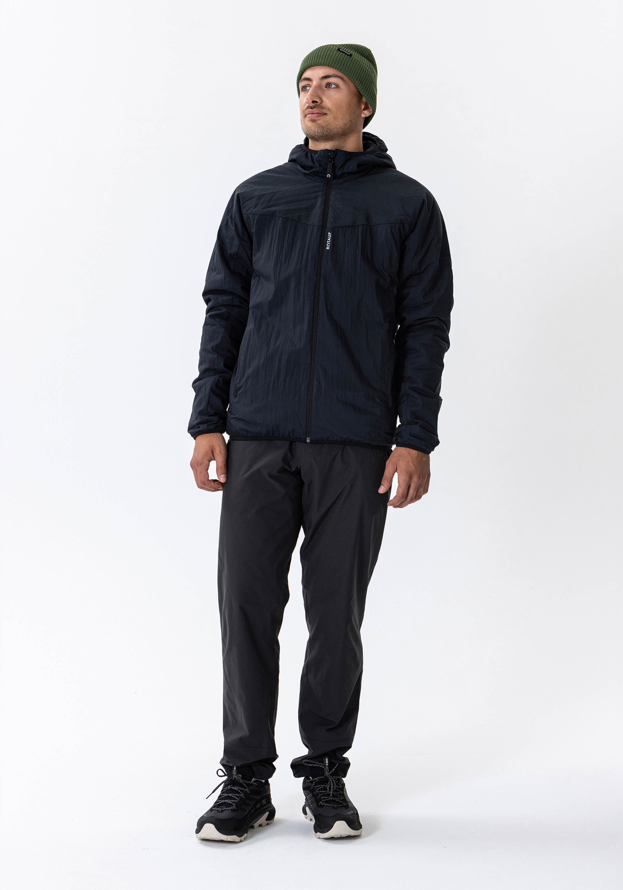 Rotauf Herren-Jacke Swiss Insulation Jacket Hood Phantom