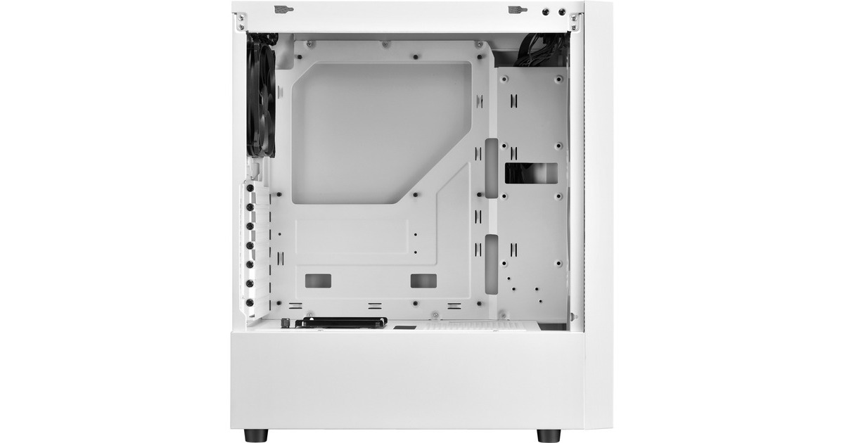 SharkoonRGB Slider midi tower behuizing  (Wit | 3x USB-A | RGB | Tempered Glass)