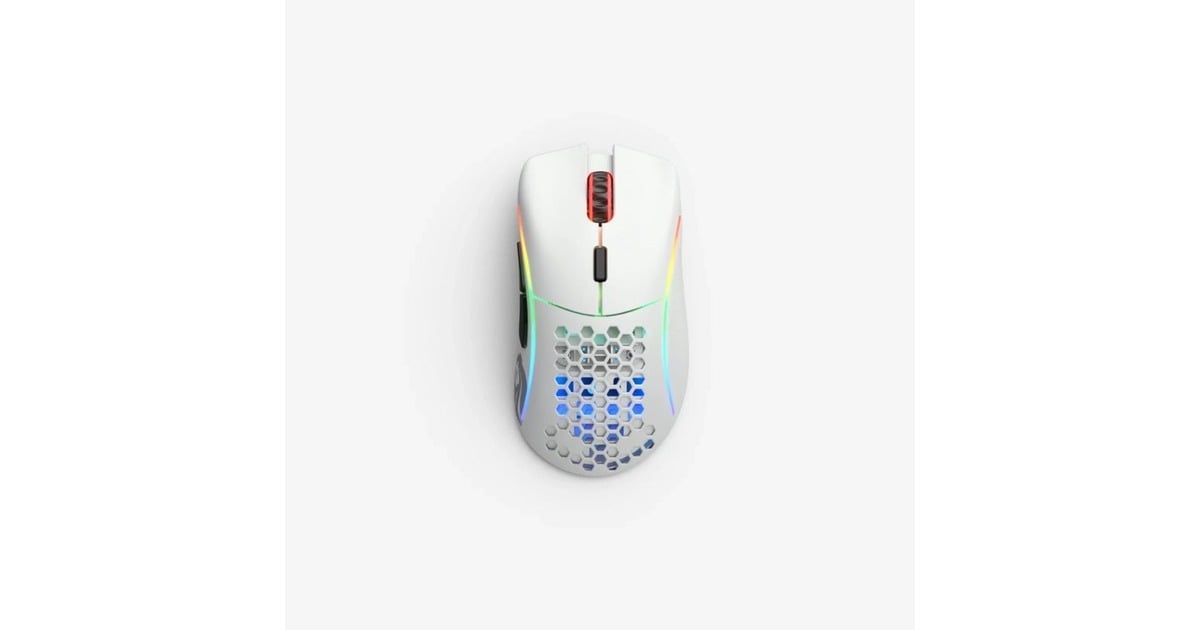 GloriousModel D Wireless gaming muis  (Wit (mat), 19.000 dpi, RGB leds)