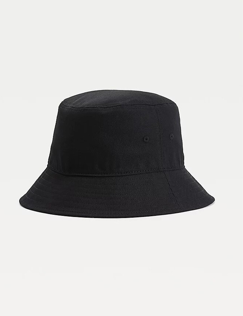 TOMMY HILFIGER BOB LOGO MEDIUM EN COTON BIO BLACK